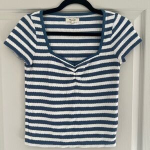 Madewell Ribbed Sweetheart Tee